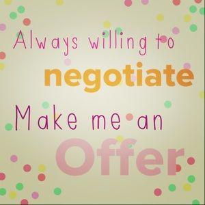 Love an item, but not the price? Make me an offer!